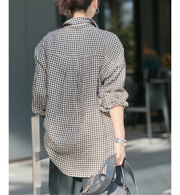 JOURNAL STANDARD「《追加2》ゼフィールリネン2WAYシャツ」|シャツ・ブラウス|