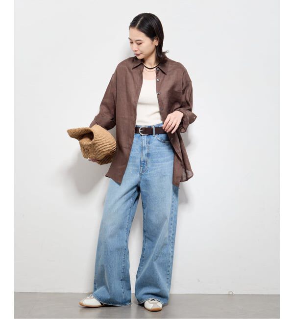 JOURNAL STANDARD「《追加2》ゼフィールリネン2WAYシャツ」|シャツ・ブラウス|