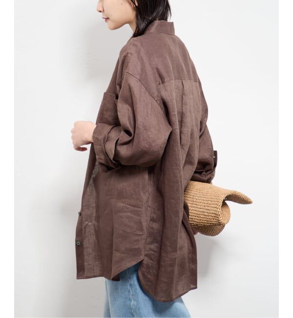 JOURNAL STANDARD「《追加2》ゼフィールリネン2WAYシャツ」|シャツ・ブラウス|