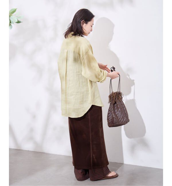 JOURNAL STANDARD「《追加2》ゼフィールリネン2WAYシャツ」|シャツ・ブラウス|