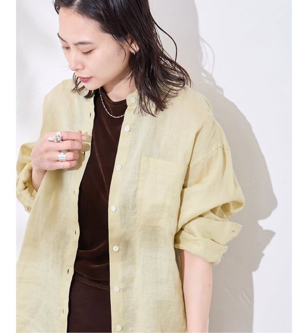 JOURNAL STANDARD「《追加2》ゼフィールリネン2WAYシャツ」|シャツ・ブラウス|