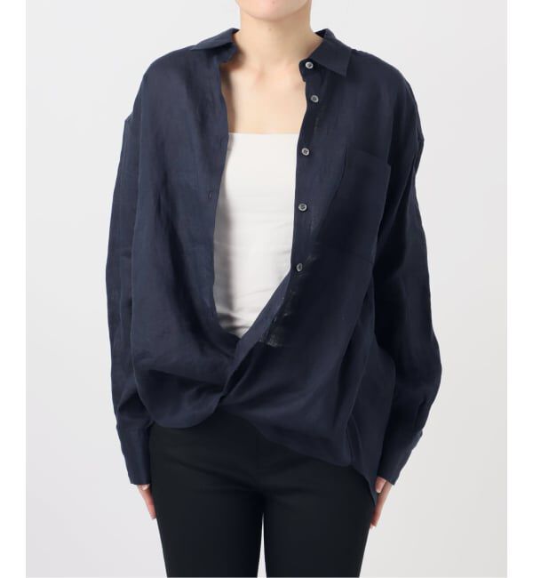 JOURNAL STANDARD「《追加2》ゼフィールリネン2WAYシャツ」|シャツ・ブラウス|