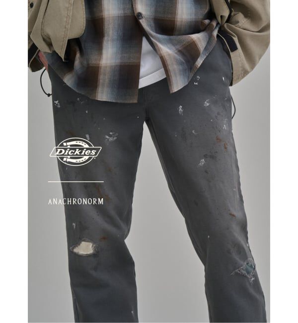 JOURNAL STANDARD「Dickies(R) &times; ANACHRONORM collaboration FADED WORK PANTS」|その他|グレー