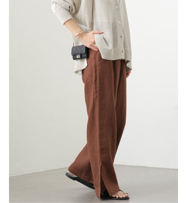 JOURNAL STANDARD relume「《一部WEB限定追加 / 新色 / 新サイズ》麻スリットイージーパンツ」|その他|