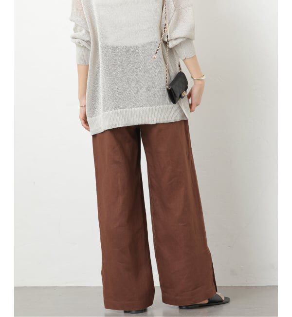 JOURNAL STANDARD relume「《一部WEB限定追加 / 新色 / 新サイズ》麻スリットイージーパンツ」|その他|