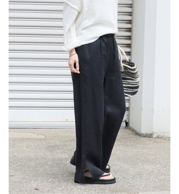 JOURNAL STANDARD relume「《一部WEB限定追加 / 新色 / 新サイズ》麻スリットイージーパンツ」|その他|