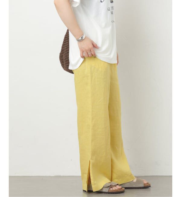 JOURNAL STANDARD relume「《一部WEB限定追加 / 新色 / 新サイズ》麻スリットイージーパンツ」|その他|