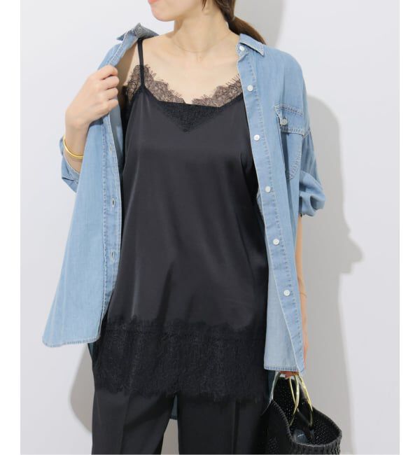 JOURNAL STANDARD relume「《追加予約2》サテンレースキャミチュニック」|キャミソール|