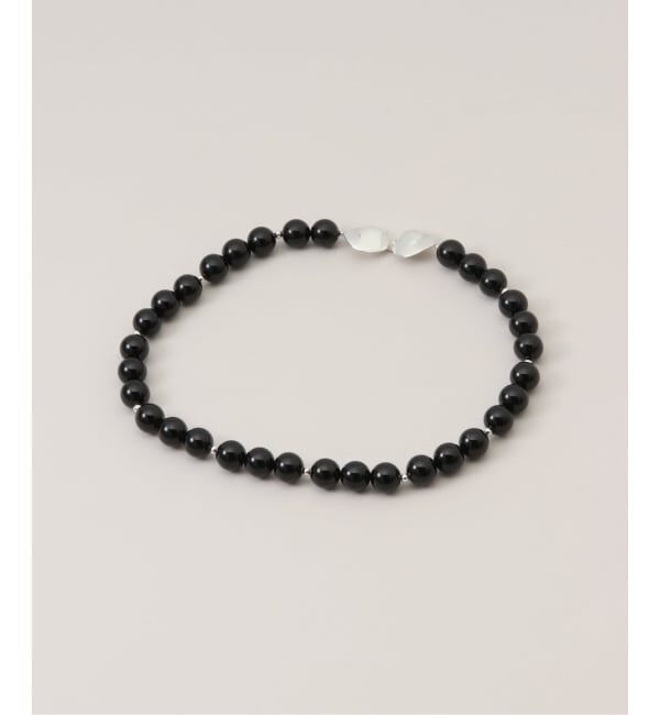 FRAMeWORK「PREEK/プリーク howraw round stone nl onyx ネックレス」|ネックレス|