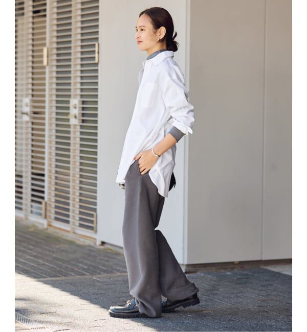 FRAMeWORK「コットンロングシャツ」|シャツ・ブラウス|