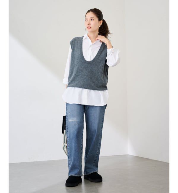 FRAMeWORK「コットンロングシャツ」|シャツ・ブラウス|