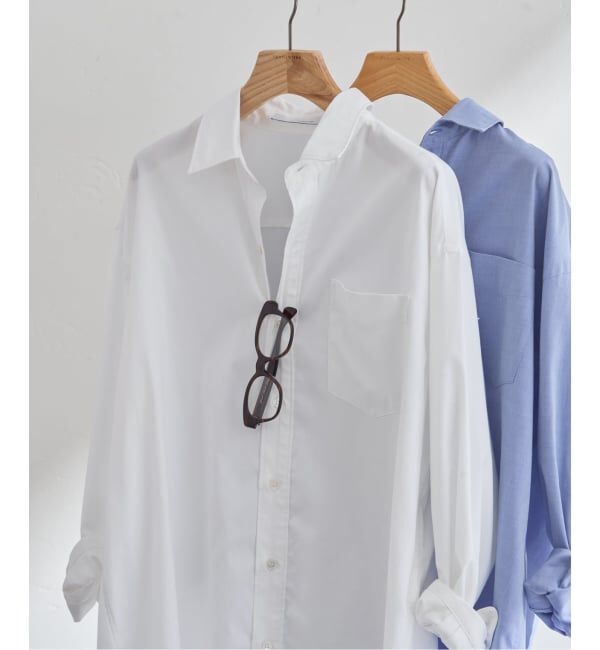 FRAMeWORK「コットンロングシャツ」|シャツ・ブラウス|