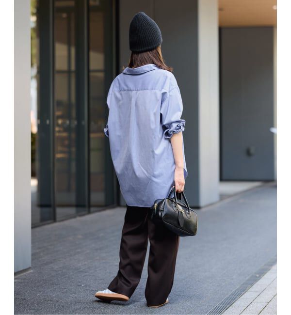 FRAMeWORK「コットンロングシャツ」|シャツ・ブラウス|