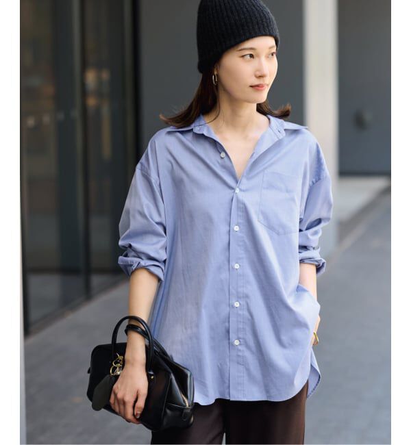 FRAMeWORK「コットンロングシャツ」|シャツ・ブラウス|