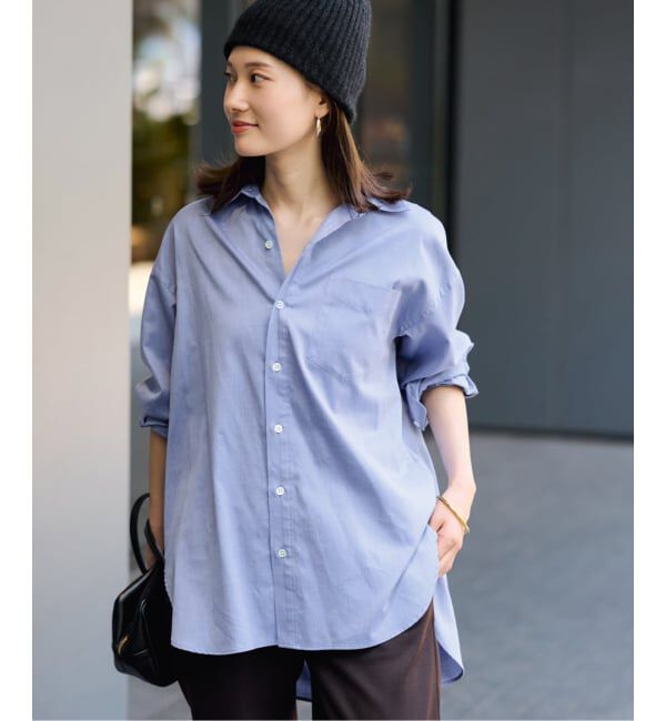 FRAMeWORK「コットンロングシャツ」|シャツ・ブラウス|