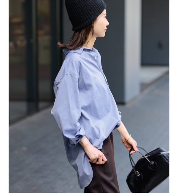 FRAMeWORK「コットンロングシャツ」|シャツ・ブラウス|