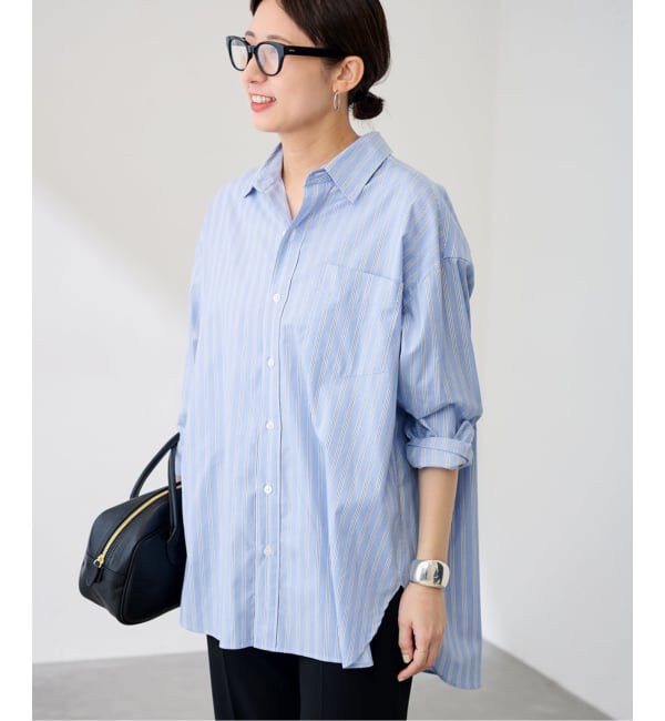 FRAMeWORK「コットンロングシャツ」|シャツ・ブラウス|