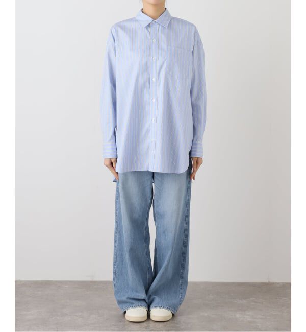 FRAMeWORK「コットンロングシャツ」|シャツ・ブラウス|