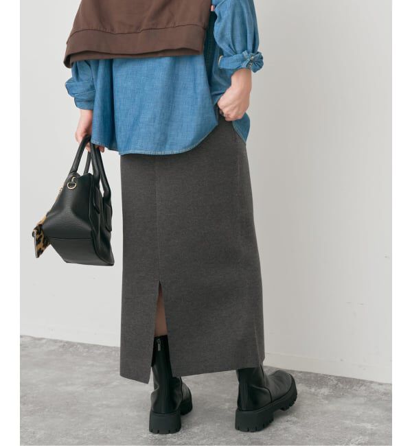 Spick and Span「ミラノリブニットスカート」|スカート|