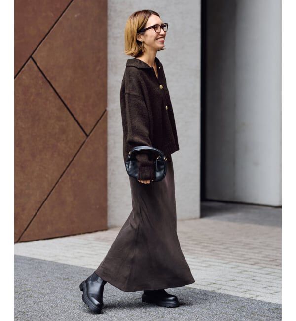 FRAMeWORK「≪追加≫シルキーキュプラバイアススカート 2」|スカート|