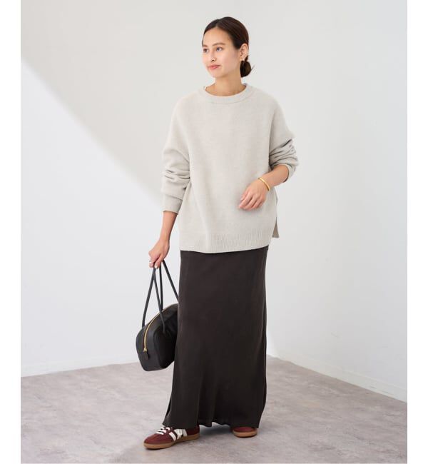 FRAMeWORK「≪追加≫シルキーキュプラバイアススカート 2」|スカート|