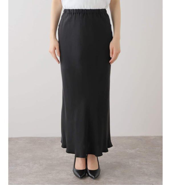 FRAMeWORK「≪追加≫シルキーキュプラバイアススカート 2」|スカート|