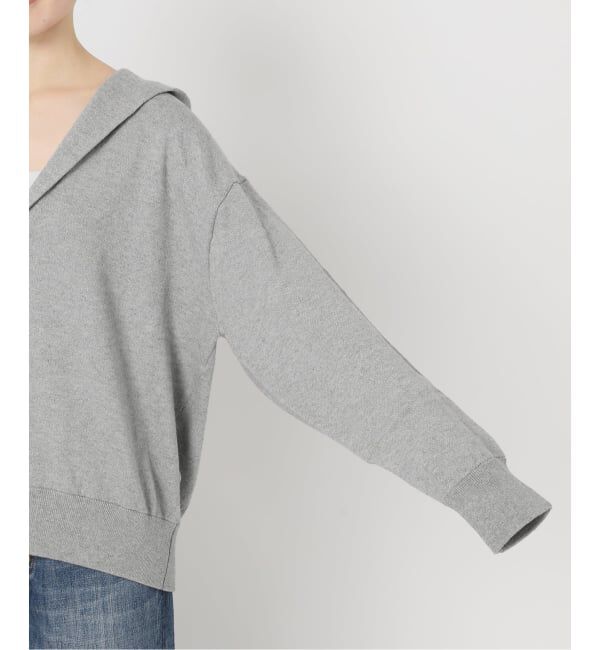 Spick and Span「コットンカシミヤフードニットプルオーバー」|ニット・セーター|