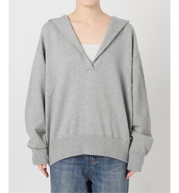 Spick and Span「コットンカシミヤフードニットプルオーバー」|ニット・セーター|