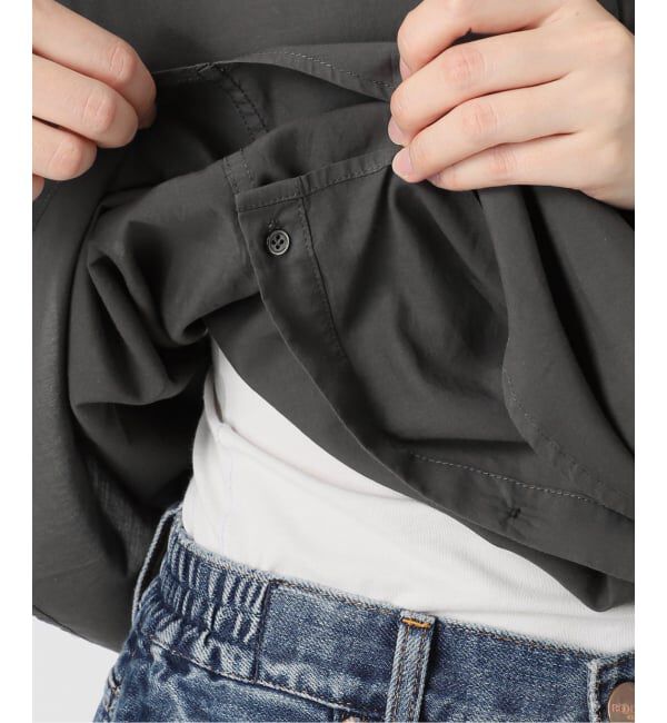 Spick and Span「《新色有り / 追加》ガーメントダイカシュクールシャツ」|シャツ・ブラウス|