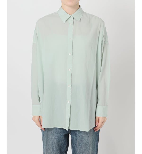 Spick and Span「《新色有り / 追加》ガーメントダイカシュクールシャツ」|シャツ・ブラウス|