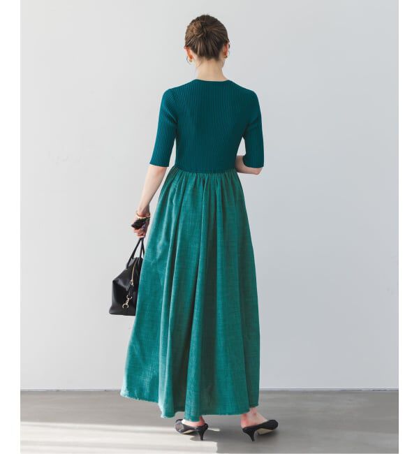 NOBLE「フロントジップドッキングワンピース」|ワンピース|