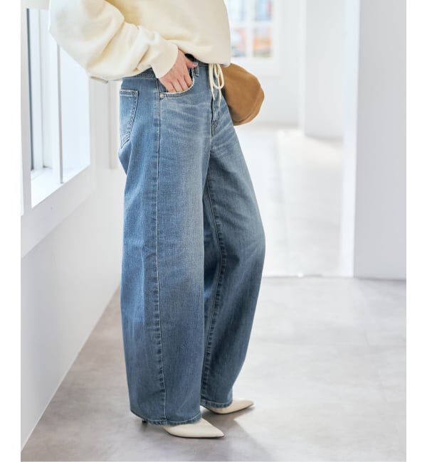 Spick and Span「《追加》SOMETHING / サムシング 別注 NEW HANA CURVE TAPERED*」|デニム|