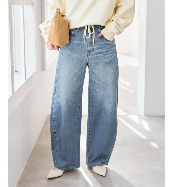 Spick and Span「《追加》SOMETHING / サムシング 別注 NEW HANA CURVE TAPERED*」|デニム|サックスブルー