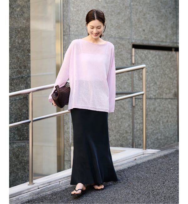 FRAMeWORK「≪一部カラーWEB限定 / 追加≫ウォッシャブルニュアンスワイドプルオーバー」|ニット・セーター|