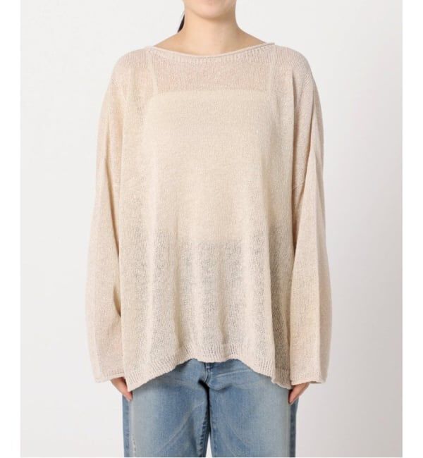 FRAMeWORK「≪一部カラーWEB限定 / 追加≫ウォッシャブルニュアンスワイドプルオーバー」|ニット・セーター|