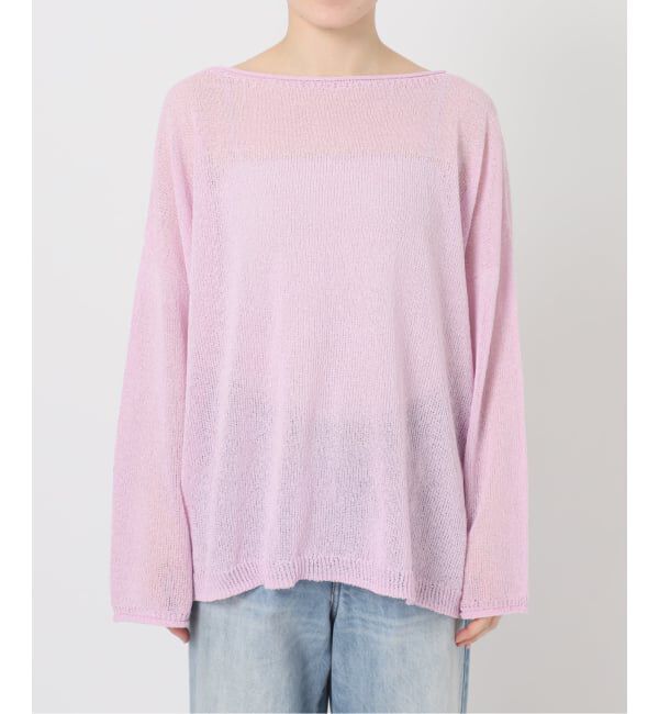 FRAMeWORK「≪一部カラーWEB限定 / 追加≫ウォッシャブルニュアンスワイドプルオーバー」|ニット・セーター|