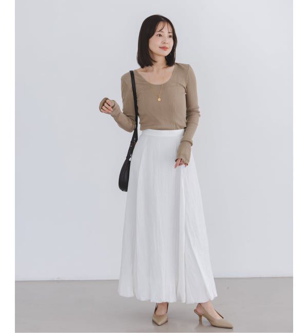 NOBLE「ピーチブライトバルーンスカート」|スカート|