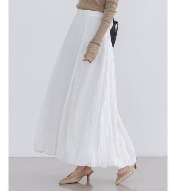 NOBLE「ピーチブライトバルーンスカート」|スカート|