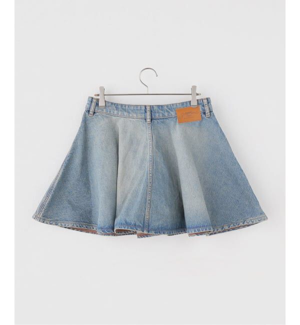 U by SPICK&SPAN「GANNI / ガニー Tint Rigid Denim Mini Skirt」|スカート|