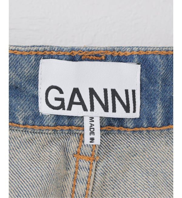 U by SPICK&SPAN「GANNI / ガニー Tint Rigid Denim Mini Skirt」|スカート|