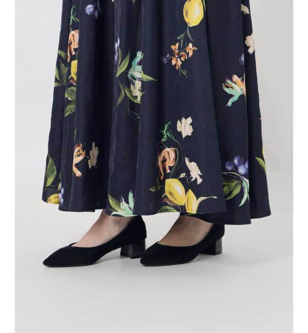  「《追加》【洗える】ボタニカルプリントスカート」|スカート|