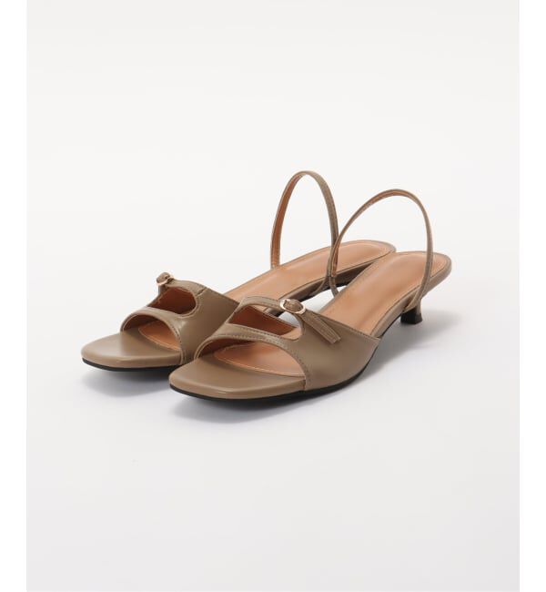  「KOMOREBI MUSEUM/コモレビミュージアム ストラップ 2WAYサンダル」|サンダル|ベージュ