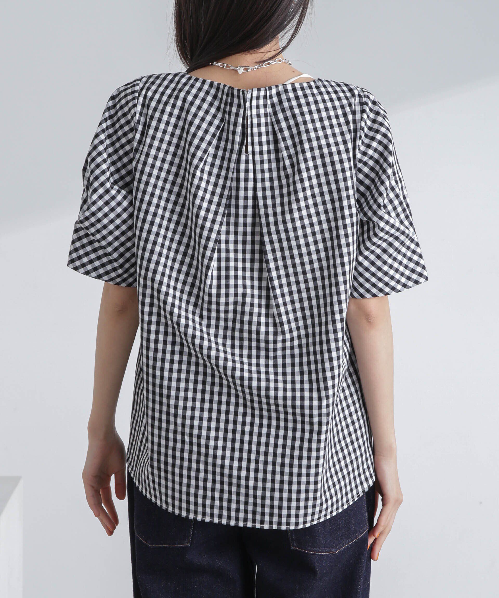 nano･universe「変形スリーブプルオーバーブラウス」|シャツ・ブラウス|