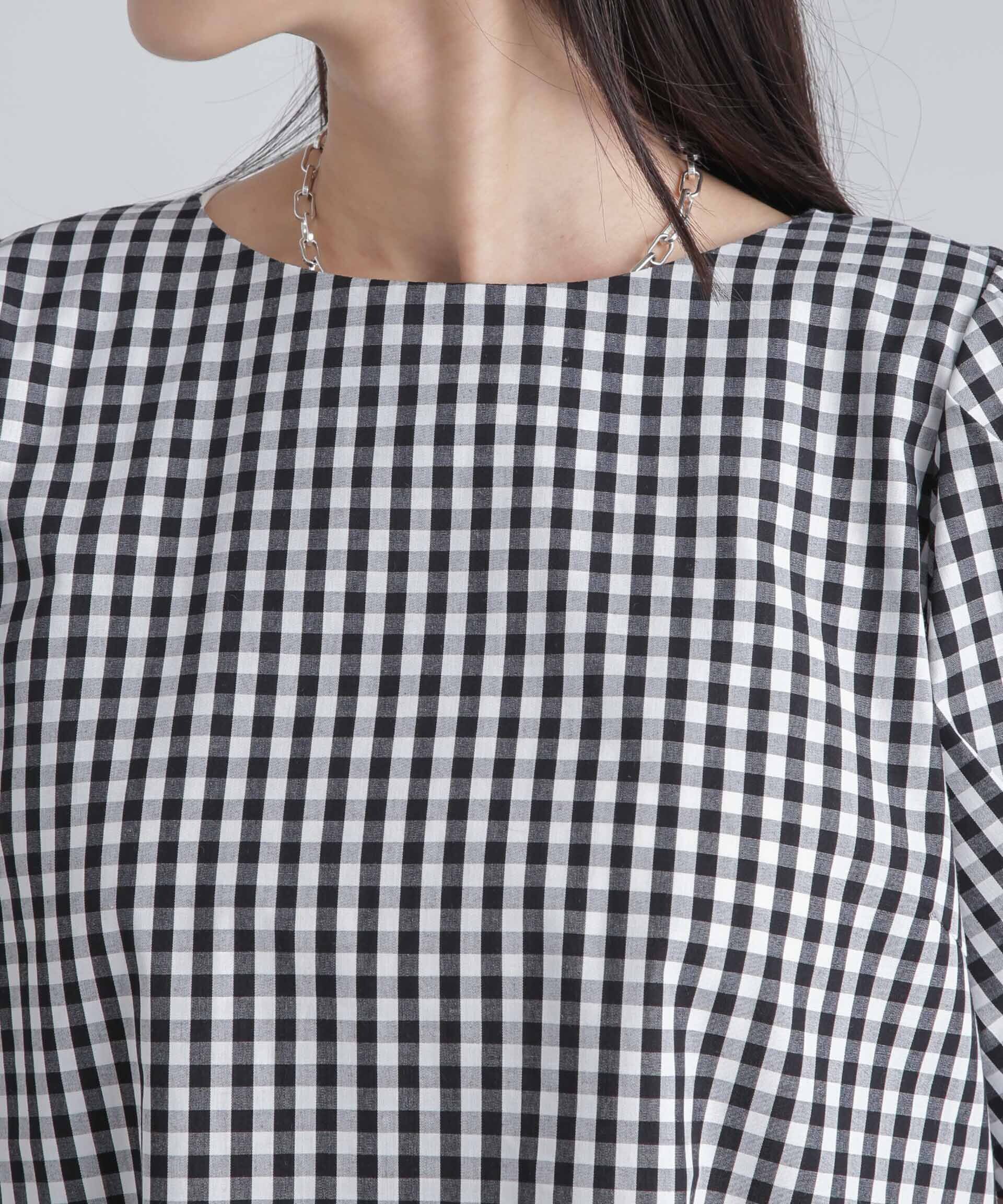 nano･universe「変形スリーブプルオーバーブラウス」|シャツ・ブラウス|