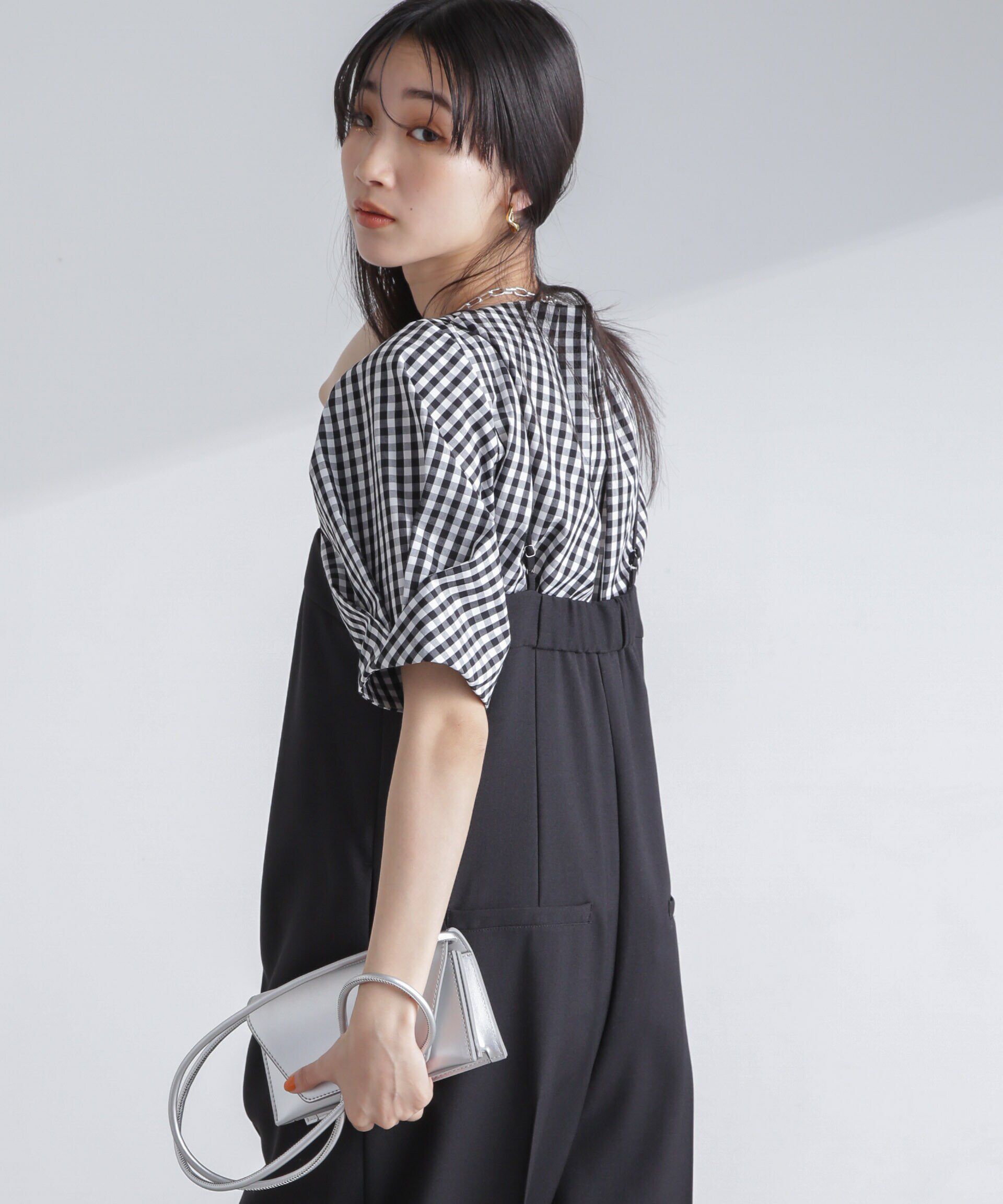 nano･universe「変形スリーブプルオーバーブラウス」|シャツ・ブラウス|