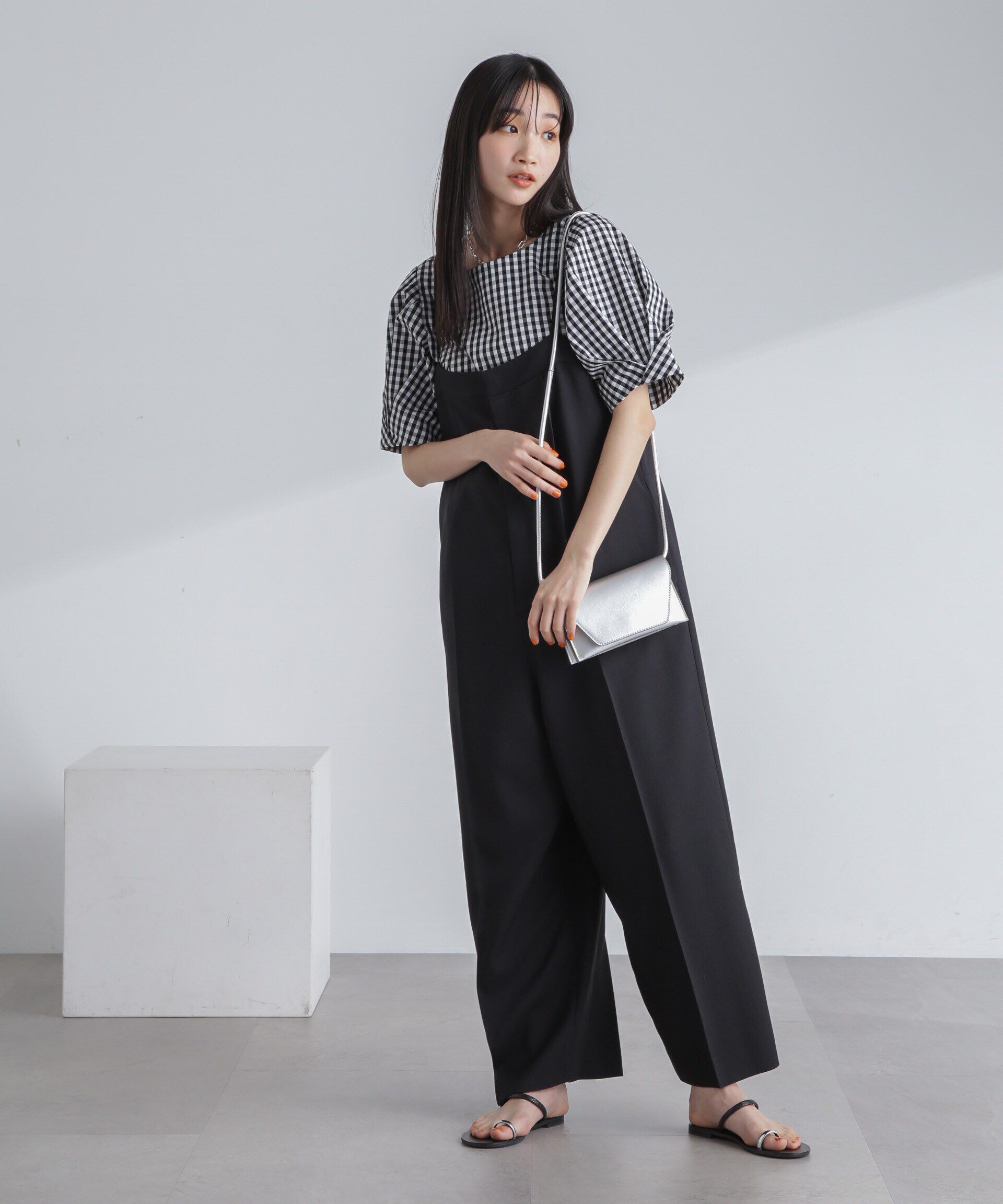 nano･universe「変形スリーブプルオーバーブラウス」|シャツ・ブラウス|