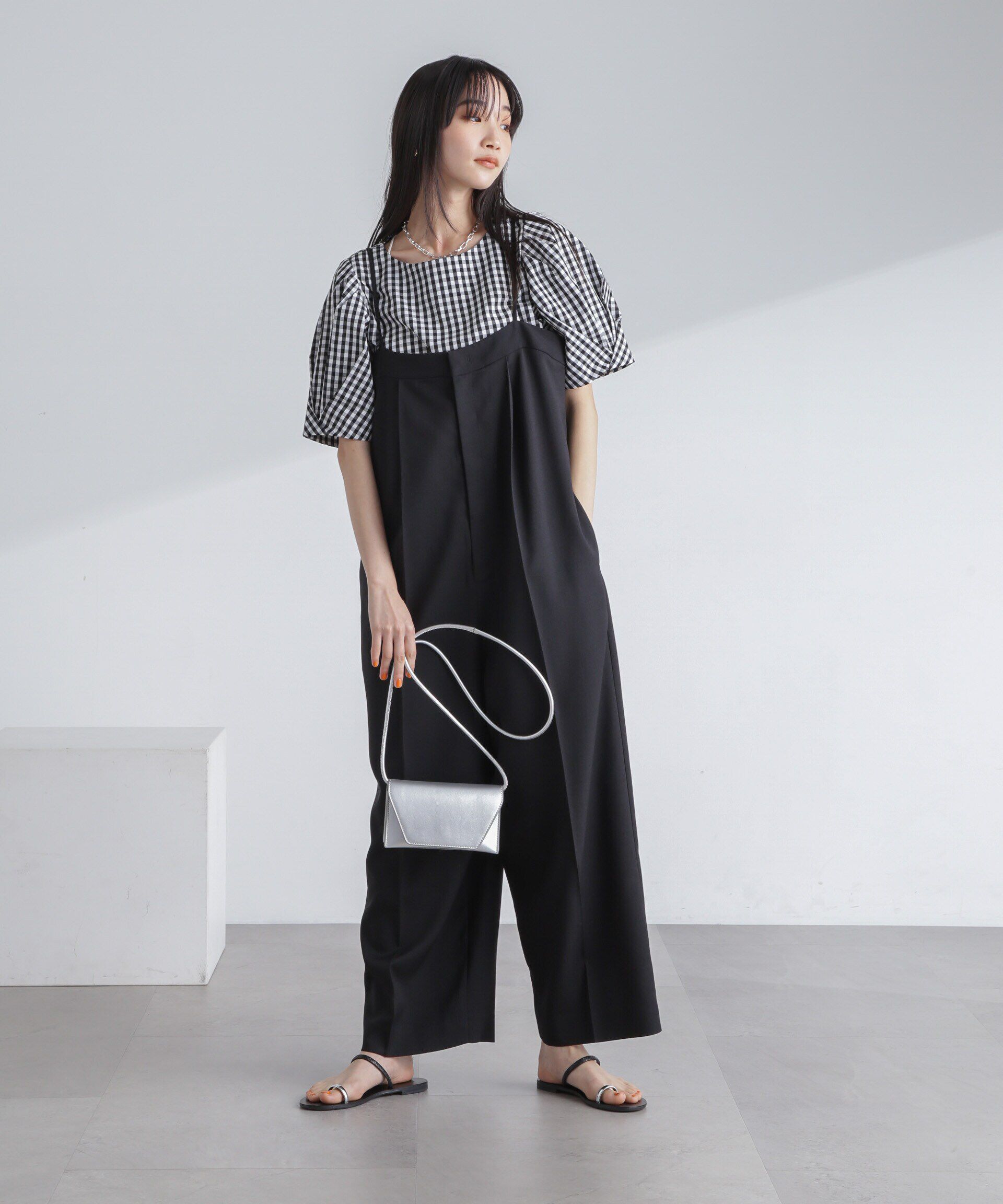 nano･universe「変形スリーブプルオーバーブラウス」|シャツ・ブラウス|