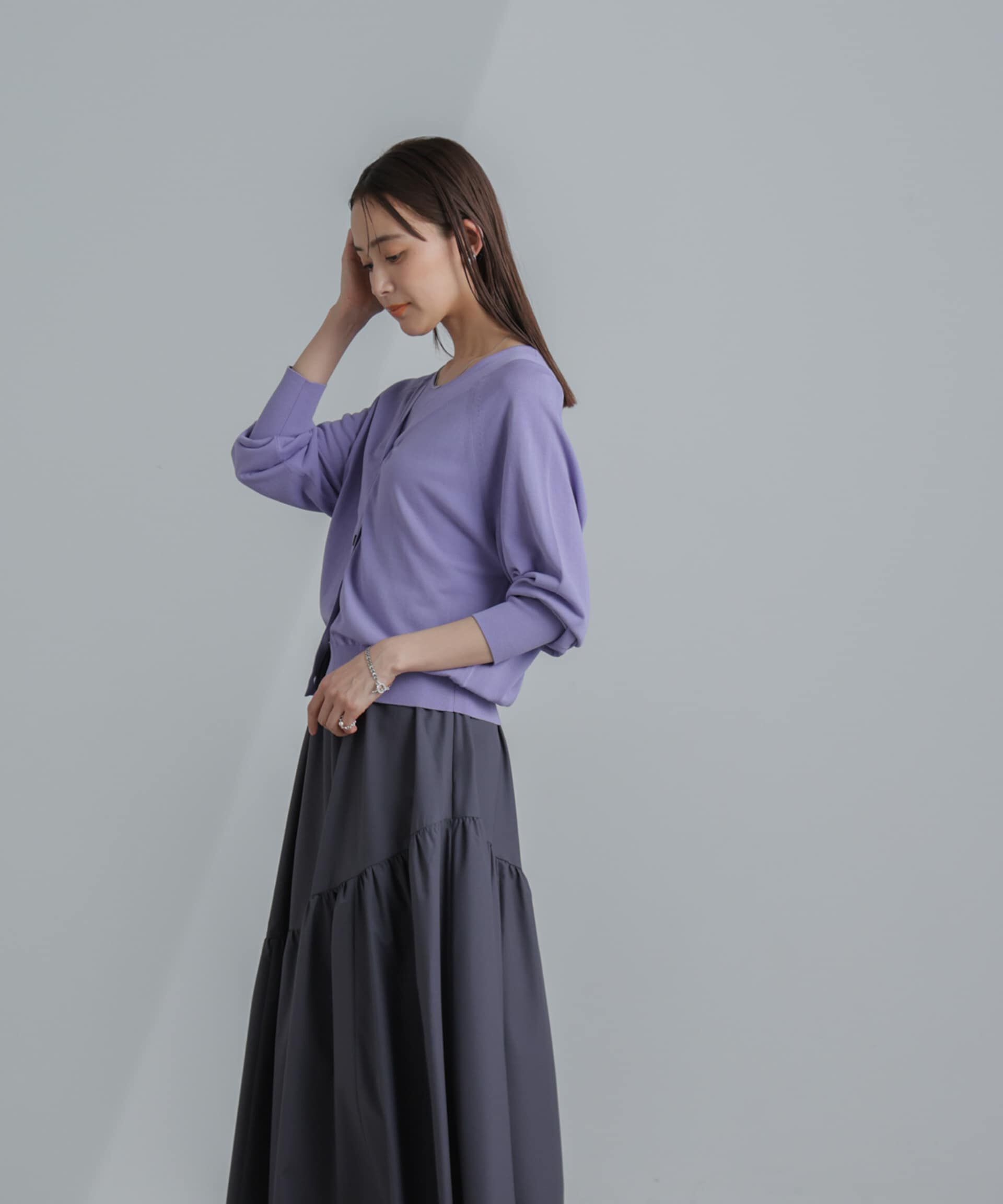 nano･universe「<撥水機能><ウォッシャブル>MINOTECH(R) アシメティアードギャザースカート」|スカート|