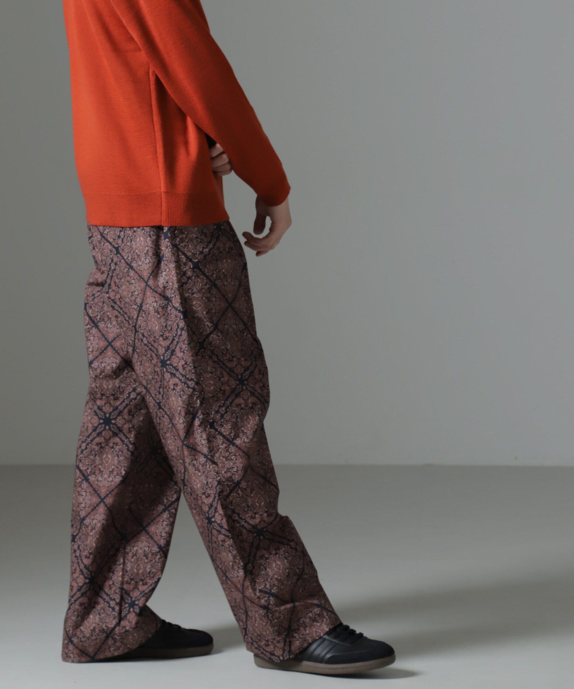 nano･universe「オリジナルパターンイージーパンツ」|チノ|パターン21