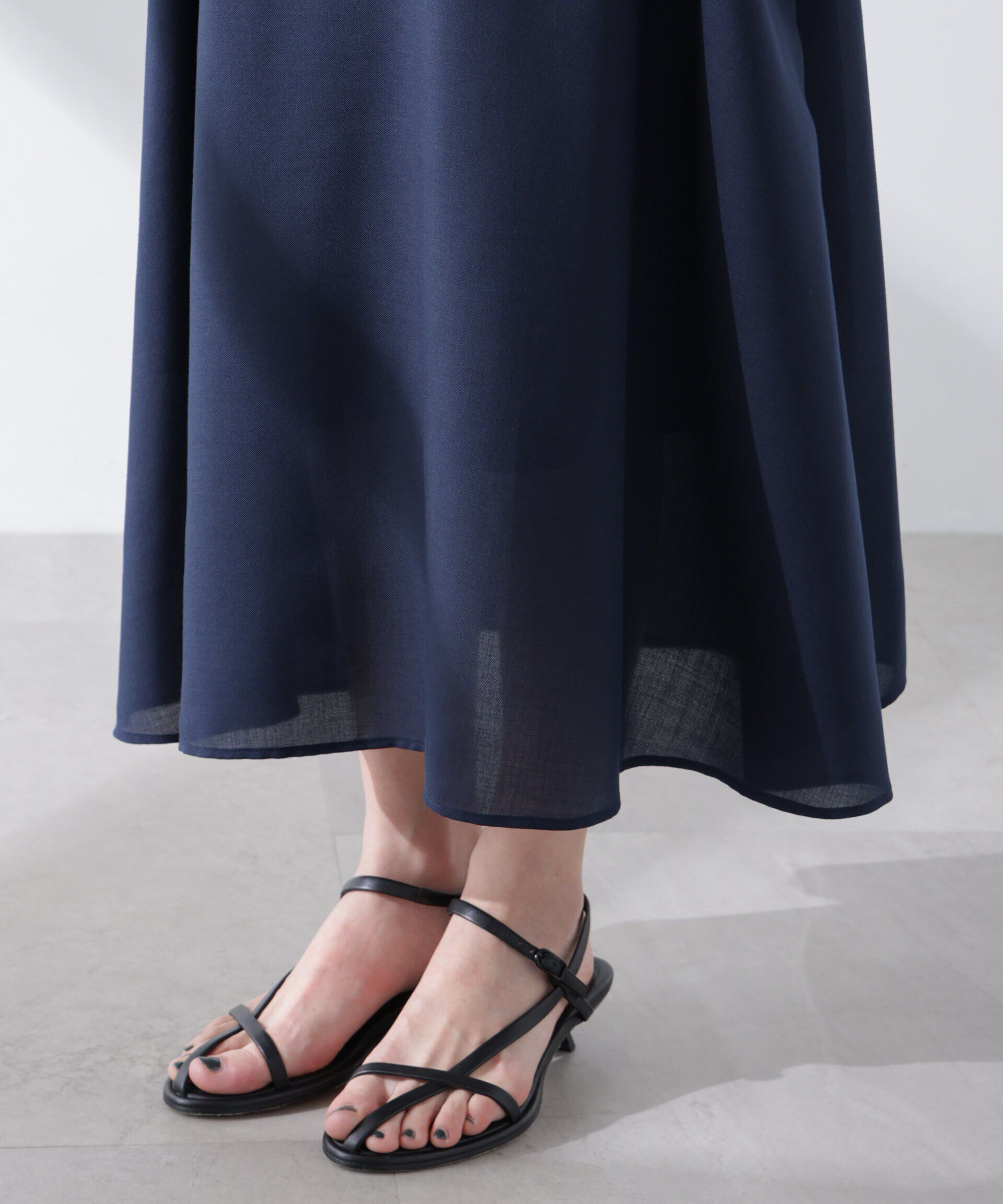 nano･universe「ベルト付きビエラワンピース」|ワンピース|